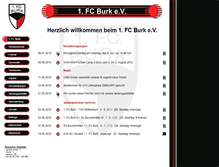 Tablet Screenshot of fcburk.de